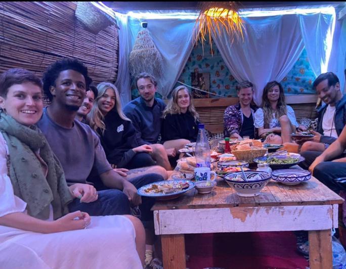 Nizar Surf Morocco Vandrarhem Taghazout Exteriör bild